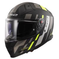 LS2 Мотошлем FF811 Vector II Tron матовый черно-желтый в Кирове
