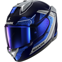 Shark Шлем Skwal i3 Rhad Blue/Chrome/Silver в Кирове
