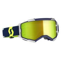 Scott Очки кроссовые Fury blue/grey yellow chrome works в Кирове