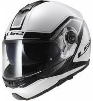 LS2 Мотошлем снегоходный FF325 Strobe Electric Snow Civik Черный/Белый в Кирове