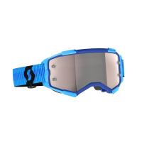 Scott Очки кроссовые Fury blue/black/silver chrome works в Кирове