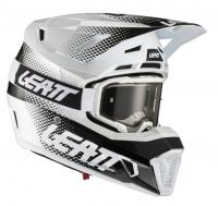 Leatt Шлем кроссовый Kit Moto 7.5 V22 White в Кирове