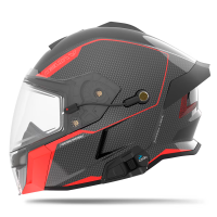 509 Шлем Delta V Carbon Commander с подогревом Racing Red в Кирове