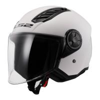 LS2 Мотошлем OF616 Airflow II Solid белый в Кирове