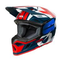 Oneal Кроссовый шлем 3Series Ride V.25 синий/белый в Кирове