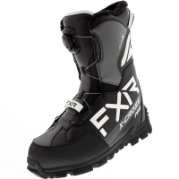 FXR Ботинки снегоходные X-Cross Pro BOA с утеплителем Black/White в Кирове