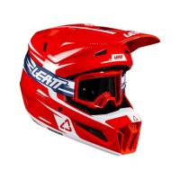 Leatt Шлем кроссовый 3.5 V26 Red + очки Vizion 3.5 в Кирове