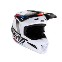 Leatt Шлем кроссовый Moto 2.5 Helmet Black/White 2024 в Кирове