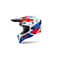 Airoh Мотошлем Wraaap Feel Blue/Red Glossy в Кирове