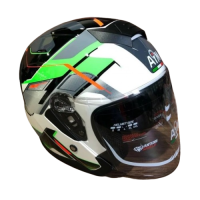 AiM Шлем JK526 Fluo-Green/White/Black в Кирове