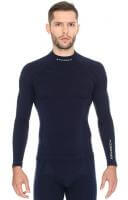 Brubeck Футболка мужская дл.рукав Wool Merino 78% Темно-Синий в Кирове