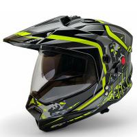 AIM Шлем кросс/эндуро JK802S Yellow/Grey/Black в Кирове