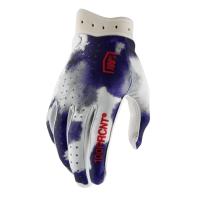 100% Мотоперчатки текстильные ITrack Blue/White 2026 в Кирове