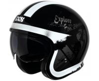 IXS Мотошлем открытый iXS 880 2.2 черно-серебристый в Кирове