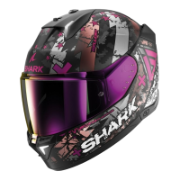Shark Шлем Skwal i3 Hellcat Mat Black/Chrome/Violet в Кирове