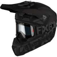 FXR Шлем Clutch Cold Stop QRS Electric 22 Black Ops в Кирове