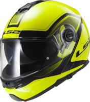 LS2 Мотошлем снегоходный FF325 Strobe Electric Snow Civik Желтый/Черный в Кирове