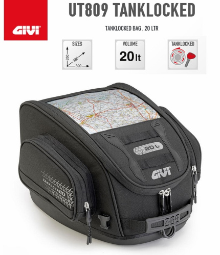 Givi Сумка на бак Tanklocked UT809 20л в Кирове