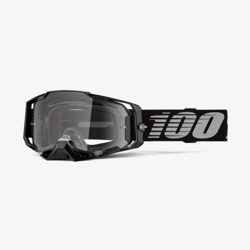 100% Очки Armega Goggle Black / Clear в Кирове