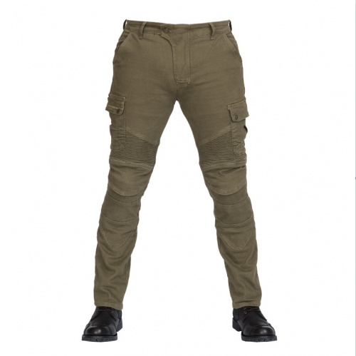 MadBull Мотобрюки Cargo JS Stretch Olive в Кирове