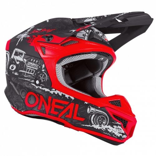 ONEAL Кроссовый шлем 5Series HR Черный/Красный в Кирове