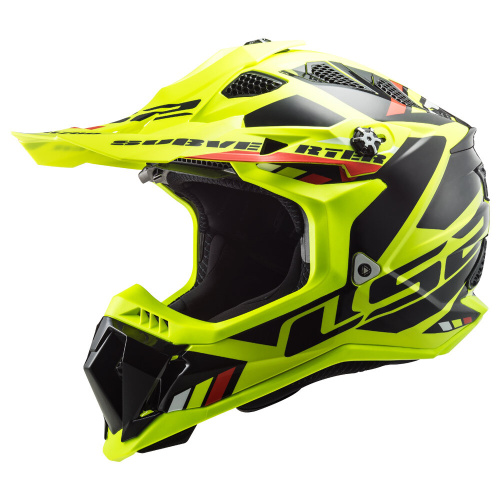 LS2 Мотошлем MX700 Subverter Evo Stomp Желто-черный в Кирове
