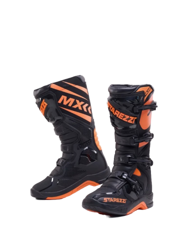 Starezzi Мотоботы Milano Black/Orange в Кирове