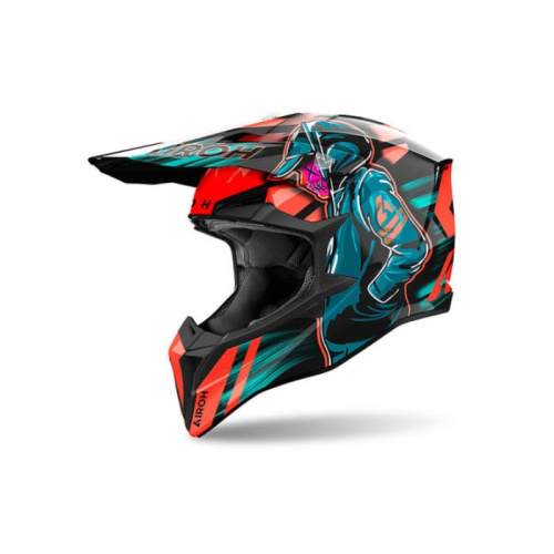 Airoh Шлем Wraaap Cyber Orange Glossy в Кирове