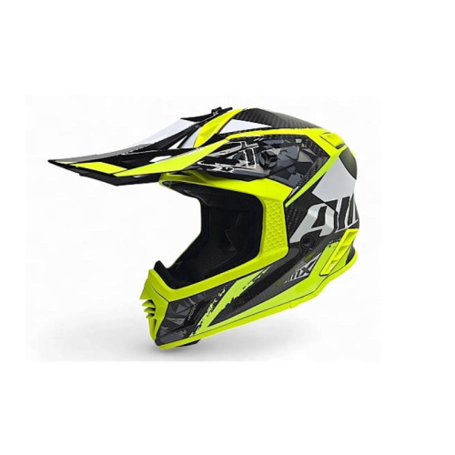 AiM Шлем RH855 Carbon Terrain Black/Yellow в Кирове