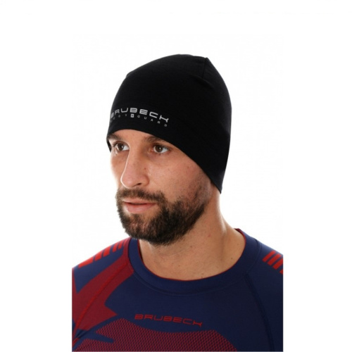 Brubeck Шапка шерстяная Active Wool Черная в Кирове
