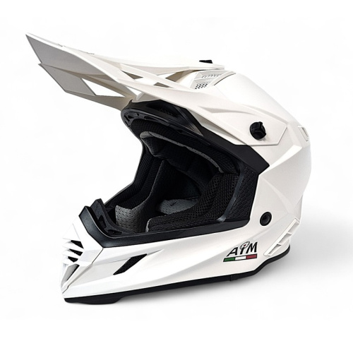 AiM Шлем RH855 White Glossy в Кирове