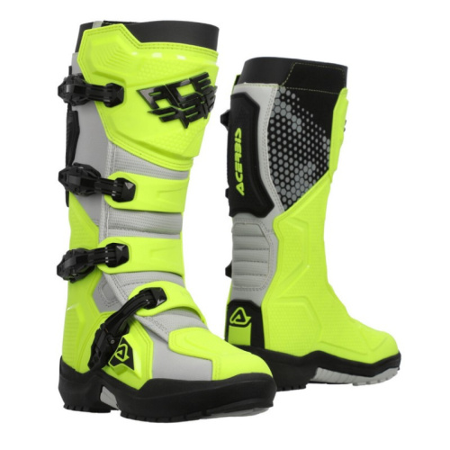 Acerbis Мотоботы кроссовые Artiglio Fluo Yellow/White в Кирове