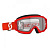 Scott Очки кроссовые Primal clear red/white clear works в Кирове