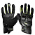 Sweep Перчатки кожаные+текстиль Hammer Black/Yellow в Кирове