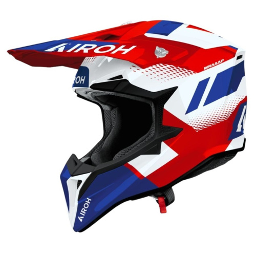 Airoh Шлем Wraaap Vision Red-Blue Gloss в Кирове
