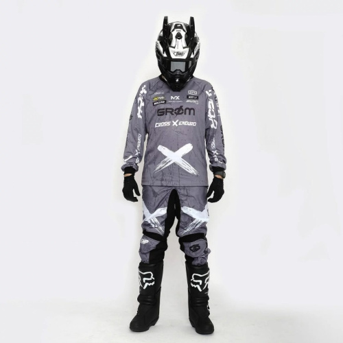 Grom Штаны кроссовые X Gray в Кирове