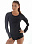 Brubeck Футболка женская дл.рукав Comfort Wool Черный в Кирове