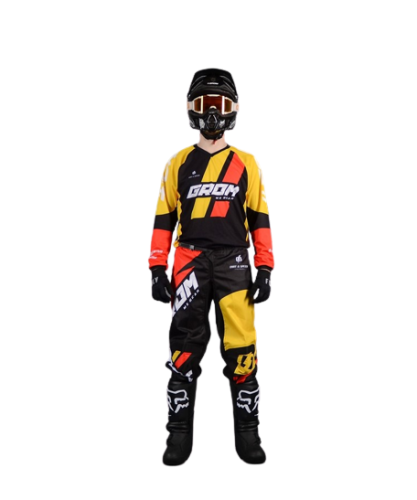 Grom Штаны кроссовые Race Redyellow в Кирове