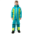 Dragonfly Зимний утепленный комбинезон Gravity Teenager Dark Green - Lime 2025 в Кирове