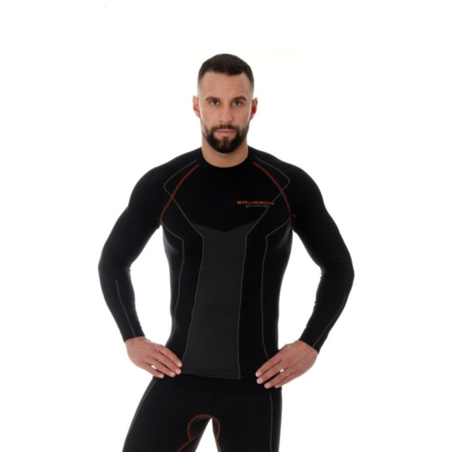 Brubeck Футболка мужская Thermo Protect черный в Кирове
