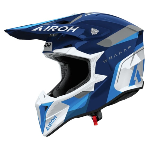 Airoh Шлем Wraaap Conquer Blue Gloss в Кирове