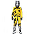 Grom Штаны кроссовые Sadman Yellow в Кирове