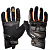 Sweep Перчатки кожаные+текстиль Hammer Black/Orange в Кирове