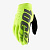 100% Мотоперчатки текстильные подростковые Brisker Youth Glove Fluo Yellow в Кирове
