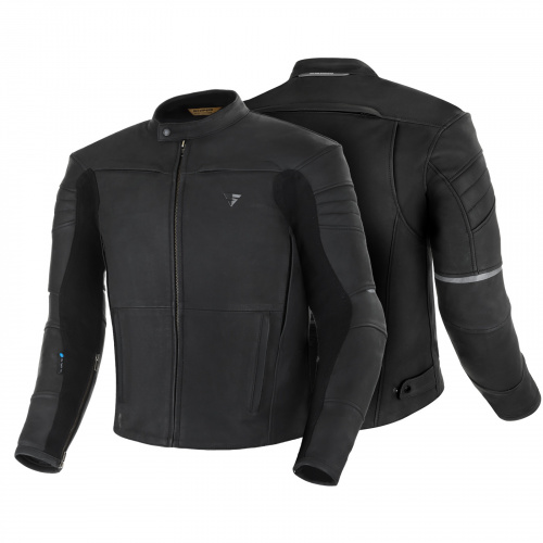Shima Мотокуртка Кожаная Shadow TFL Black в Кирове